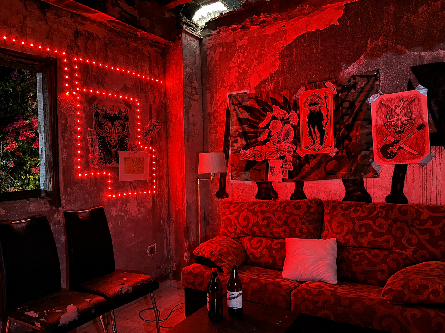 Salón tatuador - Escena
